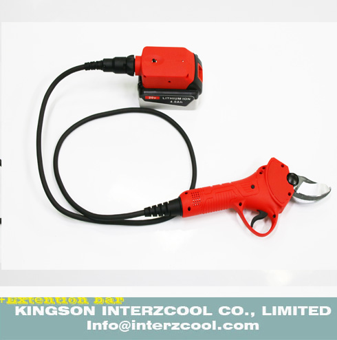 36V electric pruner and electric pruning shear